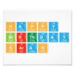 Happy
 Birthday
 Sarah  Photo Prints