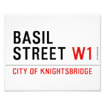 Basil Street  Photo Prints