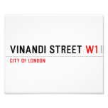 VINANDI STREET  Photo Prints