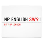 NP English  Photo Prints