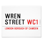 Wren  Street  Photo Prints