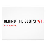 Behind the scot's  Photo Prints