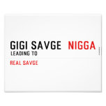 GiGi savge   Photo Prints
