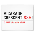 vicarage crescent  Photo Prints
