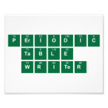 Periodic
 Table
 Writer  Photo Prints