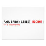 paul brown street   Photo Prints