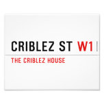 Criblez st  Photo Prints