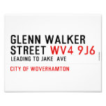 glenn walker street  Photo Prints