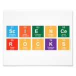 SCIENCE
 ROCKS  Photo Prints