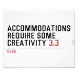 Accommodations require some creativity  Photo Prints