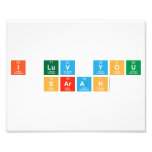 I luv you
 Sarah  Photo Prints