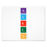 K
 A
 R
 E
 N  Photo Prints