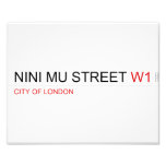 NINI MU STREET  Photo Prints