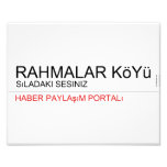 Rahmalar Köyü  Photo Prints