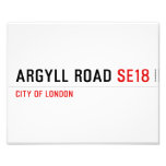 Argyll Road  Photo Prints