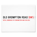 Old Brompton Road  Photo Prints