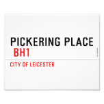 PICKERING PLACE   Photo Prints