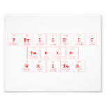 Periodic
 Table
 Writer  Photo Prints