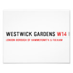 Westwick Gardens  Photo Prints