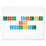 Earth Science 
 is 
 Awesome  Photo Prints