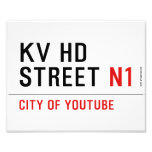 KV HD Street  Photo Prints
