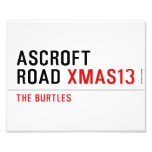 ASCROFT ROAD  Photo Prints