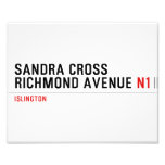 Sandra Cross Richmond Avenue  Photo Prints