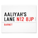 Aaliyah's  Lane  Photo Prints