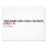 Your Nameleora acoca goldberg Street  Photo Prints