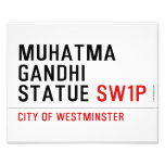 muhatma gandhi statue  Photo Prints