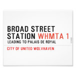 BROAD STREET STATION  Photo Prints