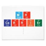 Mr
 Carrier
   Photo Prints