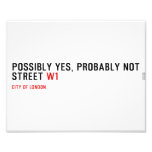 Possibly yes, probably not  Street  Photo Prints