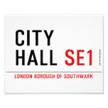 CITY HALL  Photo Prints