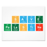 SAVE 
 PALASTINE  Photo Prints