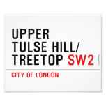Upper  tulse hill/ Treetop  Photo Prints