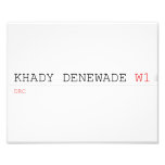 Khady denewade  Photo Prints