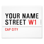 Your Name Street  Photo Prints
