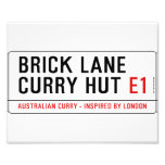 Brick Lane  Curry Hut  Photo Prints