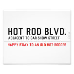 Hot Rod Blvd.  Photo Prints