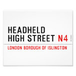 Headheld High Street  Photo Prints