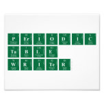 Periodic
 Table
 Writer  Photo Prints