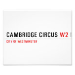 Cambridge Circus  Photo Prints