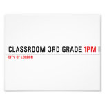 Classroom 3rd grade  Photo Prints
