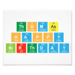 Thomas
 Happy 
 Birthday  Photo Prints