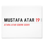 MUSTAFA ATAR  Photo Prints
