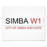 SIMBA  Photo Prints