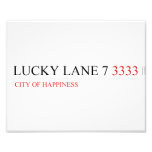 Lucky Lane 7  Photo Prints