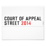 COURT OF APPEAL STREET  Photo Prints