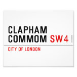 Clapham Commom  Photo Prints